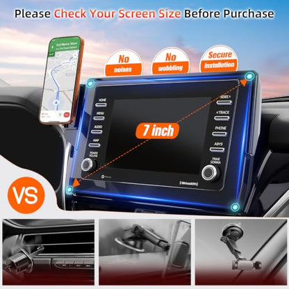 Magnetic Phone Holder for Toyota Camry 2021-2024 7-Inch Screen, for MagSafe - size: 7" Screen