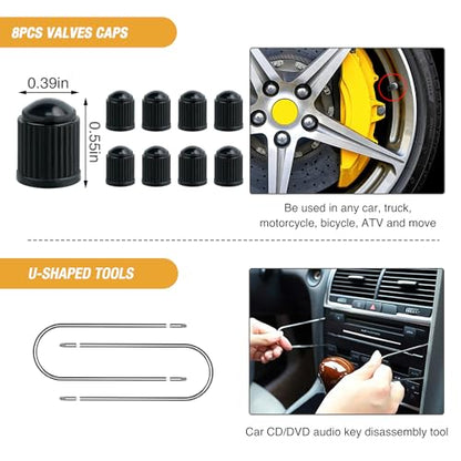 GOOACC 330Pcs Trim Removal Tool, Auto Push Pin Bumper Retainer Clip Set Fastener Terminal Remover Tool Adhesive Cable Clips Kit Car Panel Radio Removal Auto Clip Pliers, Black - color: 330Pcs Clips Removal Kit Black