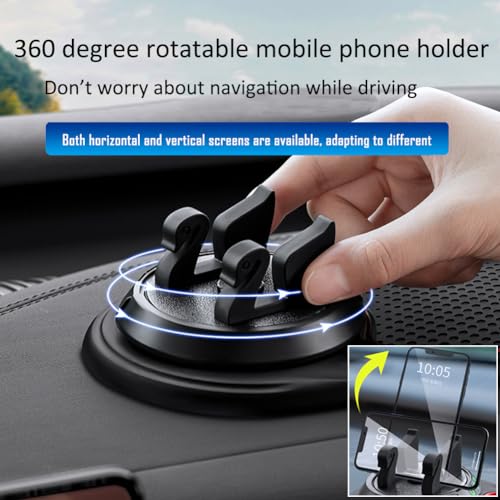 Tumecos Car Non-Slip Pad for Car Dashboard,Dashboard Mat for Car Dashboard Accessories,Dash Cell Phone Mount,Non-Slip Mat Can Hold Cell Phone, Keys, Sunglasses - style: Style B