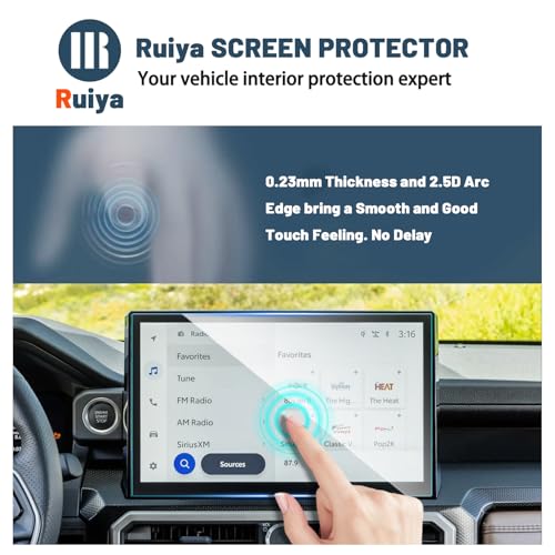 Ruiya Matte Screen Protector for Toyota Tacoma 14" Display Touchscreen Matte Tempered Glass Compatible with 2024 2025 2026 Toyota Tacoma Accessories - color: 2024+ Toyota Tacoma 14" Matte Tempered