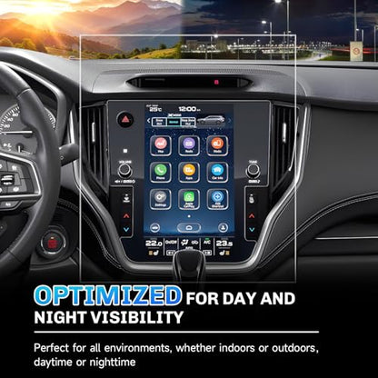 SXCY for 2024 2025 Subaru Outback/Legacy Anti-Glare Matte Screen Protector 11.6 Inch for 2020-2025 Outback Accessories Navigation Screen Protector 9H Tempered Glass