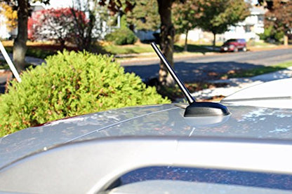 Votex - The Original 6 3/4 Inch fits Dodge Ram Promaster - Dodge Ram Promaster City (2014-2026) - Short Rubber Antenna - Internal Copper Coil - Premium Reception - German Engineered