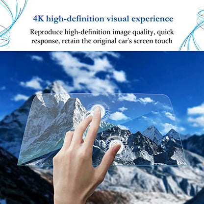 SKTU for 2019 2020 2021 2022 2023 Cadillac XT4 Screen Protector Navigation Display Tempered Glass 9H Hardness Anti Glare & Scratch HD Clear LCD GPS Touch 2023 Cadilla c XT4 Screen Protector - color: 2019-2023 XT4 8In