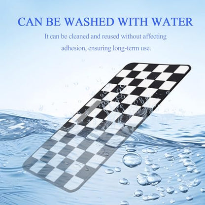Wuyaoyao 2PCS Car Dashboard Anti Slip Mat, 12.2"×8.3" Non-Slip Dashboard Sticky Pad, PVC Car Dash Gripping Mat, Multifunctional Auto Grip Mat for Phones Sunglasses Keys Electronic Devices (White) - color: White