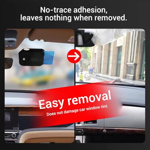 Dashcam Mount Adhesive Pads, 5pcs Square Heat Proof Powerful Double Sided Stickers with Flat Mounting for Curved Textured Surfaces (#1) - size: #1