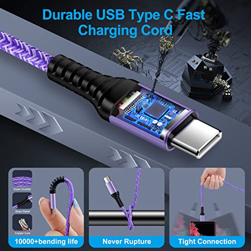 USB to USB C iPhone 17e 16 Charger Cable iPhone 17 Fast Charging Cord - color: Green,Blue,Purple,Rose