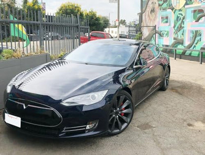 iJDMTOY Grille Mesh License Plate Relocator Kit for Tesla 2012-2016 Model S