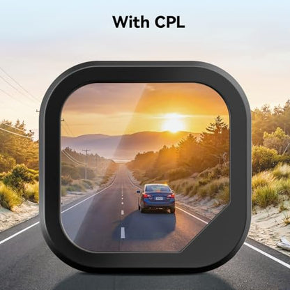 REDTIGER VC70 Polarizing Lens, CPL Filter for Dash Cam, Reduces Glare & Reflections, Enhances Contrast, Lens Protection(Only Compatible with VC70 Dash Cam)