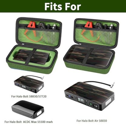 casmilee Hard Travel Case for Halo Bolt 58830 and 57720 - color: Army Green, style: Fit for Halo Bolt Air 58830