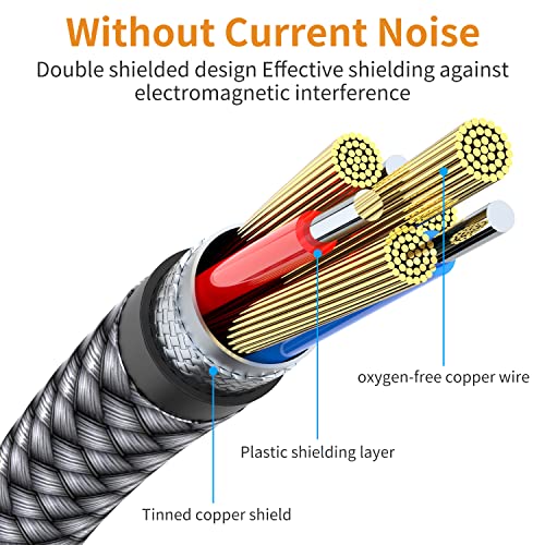 3.5mm to 2.5mm Aux Audio Cable (6.6FT), 90 Degree Right Cord Compatible with Bose 700 QuietComfort QC45 QC35II QC35 QC25 Noise Cancelling Headphones, JBL E45BT E55BT E65BTNC Bluetooth Earphone(Grey) - size: 1-Pack