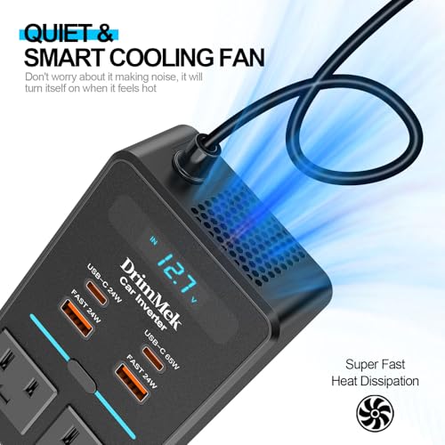 300W 자동차 전원 인버터 12V - 110V 자동차 콘센트 어댑터