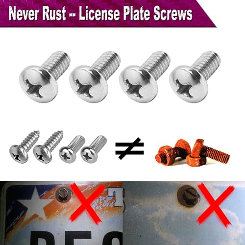 ZXFOOG Front License Plate Mounting Kit, Bumper Plate Bracket Holder - color: Black aluminum frame