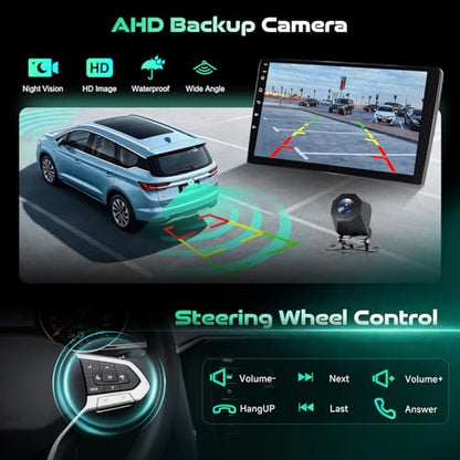 Car Stereo for Mitsubishi Lancer 2008-2017 Wireless CarPlay Android Auto - style: 4-Core 2+64G+EQ