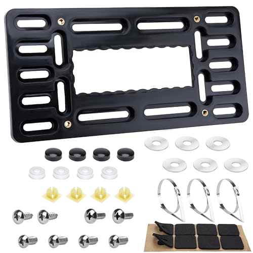 License Plate Bracket Holder, Front License Plate Frames, Universal Kit