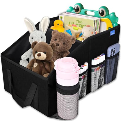 Smof Car Organizer- Car Seat Organizer for Front Seat Back Seat - color: Black