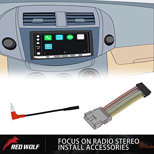 RED WOLF Radio Wiring Harness W/JBL Amplifier System for 2001-2007 Toyota Highlander 2002-2006 Camry Lexus ES 330 2002-2006, 20-Pin Wire Connector Install Aftermarket Stereo Head Unit