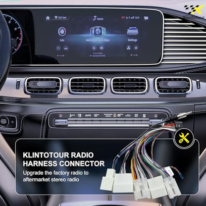 Aftermarket Radio Wiring Adapter Compatible with Toyota 2003-2016, 16Pin Android Car Stereo Harness with Antenna Adapter 20Pin/28Pin SWC Reverse, Fit for Camry Corolla 4Runner RAV4 Tundra - style: with 20Pin/28Pin swc, antenna