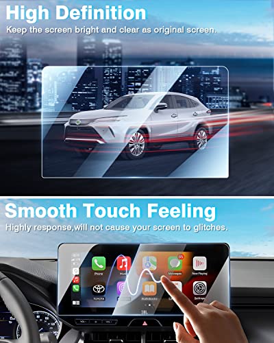 Karltys [Upgrade 2 Pack Screen Protector for Toyota Venza 2021-2025 12.3-Inch Accessories Touchscreen for Models (XLE, Limited Nightshade Edition)[No Glare & Fingerprint] 2025 Toyota Venza Accessories - size: 2021-2025 Toyota Venza