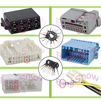 70 Pcs Terminal Removal Key Tool, Pin Extractor Puller Repair Remover for Most Connector Terminals