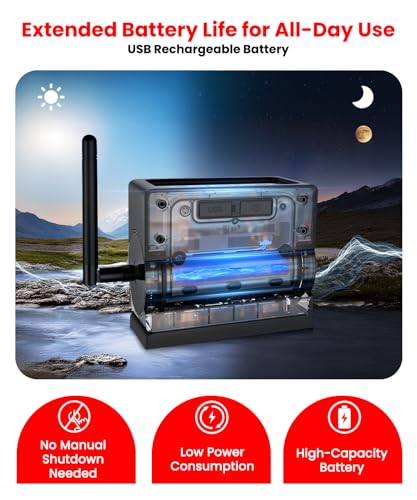 Foxpark Magnetic Wireless Backup Camera for RV Trailer: 1-Min Quick Install No-Drilling Back up Camera with 7" HD 1080P Monitor, 50FT Stable Signal Rear View Camera for Truck, Camper, SUV, Car