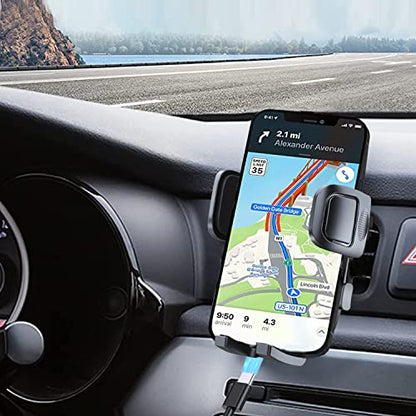 YouOKLight Phone Holder car Vent, car Cell Phone Holder for iPhone, car Vent Phone Mount, Car Phone Holder, 2023 Upgraded Metal Hook Universal, Car Phone Mount fit for Smart Phone.