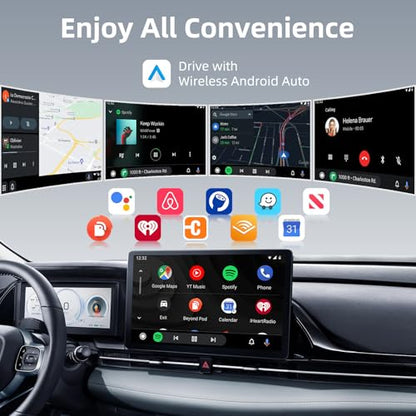 Tiny Wireless CarPlay Adapter Android Auto for iPhone & Android Plug & Play - color: Tiny USB Plug