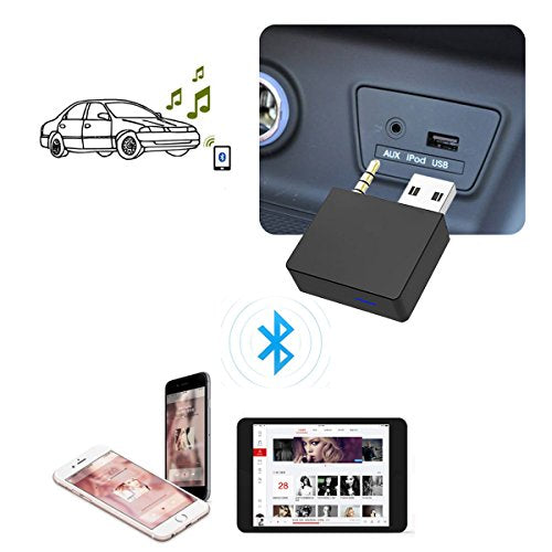 Bluetooth Receiver for Car Aux, Wireless Music Streaming Adapter, Compatible with Kia K3/K5/Hyundai with AUX Port,Fits iPhone/iPad/Samsung, Plug and Play
