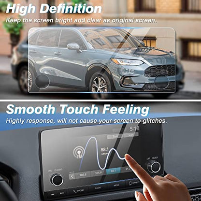 Karltys [Upgrade Screen Protector for Honda HR-V/HRV Sport LX 7-Inch 2023 2024 2025 [No Glare & Fingerprint] Tempered Glass Honda HR-V/HRV Sport Touchscreen Accessories (NOT for EX-L) - size: 7"Honda HR-V/HRV 2023-2025
