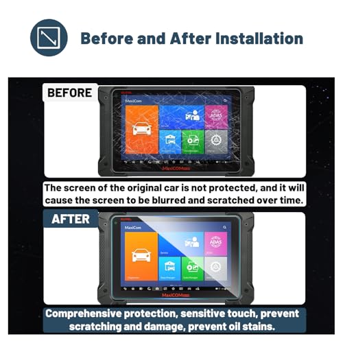 Ruiya Screen Protector for Mk908 Pro/Mk908/Mk908 Pro II/IM608 Pro/IM608/IM608 II/IM608S II/IM608 Pro II 10.1" Display Touchscreen 9HD Tempered Glass - color: Mk908 Pro