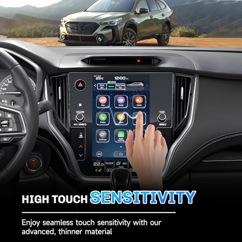 SXCY for 2024 2025 Subaru Outback/Legacy Anti-Glare Matte Screen Protector 11.6 Inch for 2020-2025 Outback Accessories Navigation Screen Protector 9H Tempered Glass