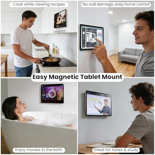 Nillkin Magnetic for iPad Wall Mount, Magnetic iPad Holder for Car Backseat - color: White