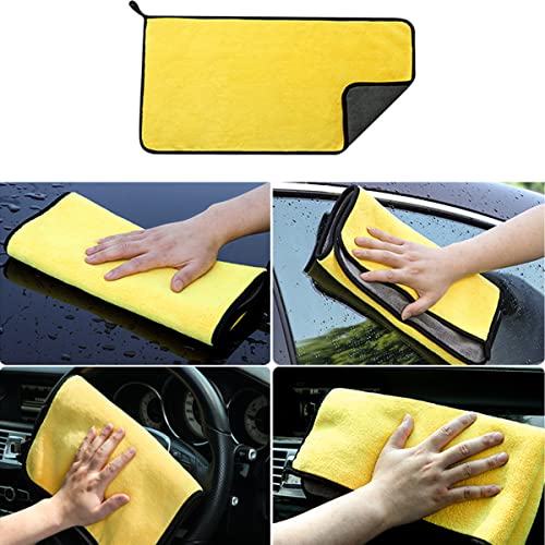 BMLEI Car Wash Brush with Long Handle, Cleaning Mop Car Wash Kit,Yellow - color: Yellow03