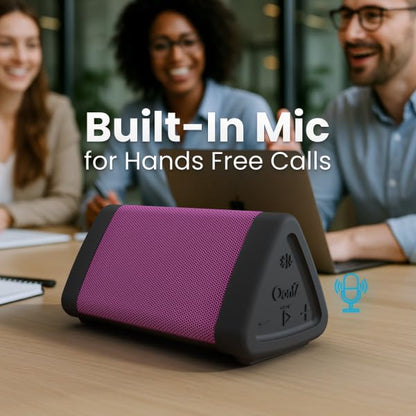 OontZ Angle 3 Gen 4 Portable Bluetooth Speaker, 12W, 24-Hour Playtime, Pink - color: Pink