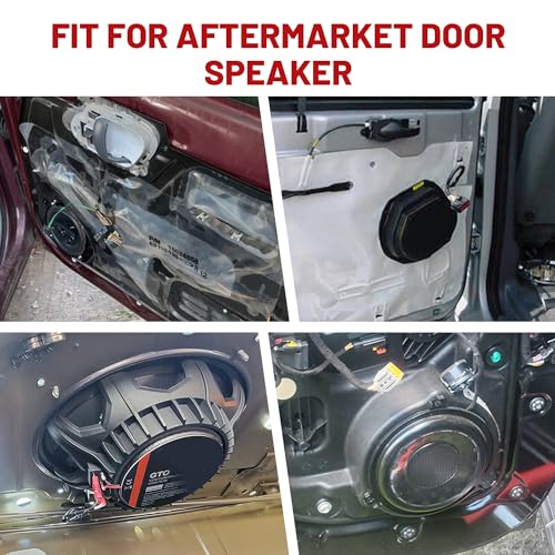 RED WOLF Car Door Speaker Wiring Harness Fit for Ford F150 2011-2014, Mercury Grand Marquis 1998-2009, Mazda 6 2003-2011 Install Aftermarket Audio Speaker Wire Cable Plug