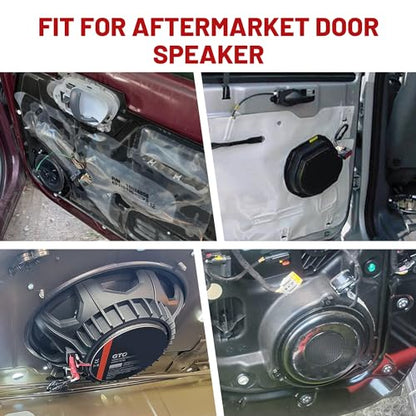 RED WOLF Car Door Speaker Wiring Harness Fit for Ford F150 2011-2014, Mercury Grand Marquis 1998-2009, Mazda 6 2003-2011 Install Aftermarket Audio Speaker Wire Cable Plug