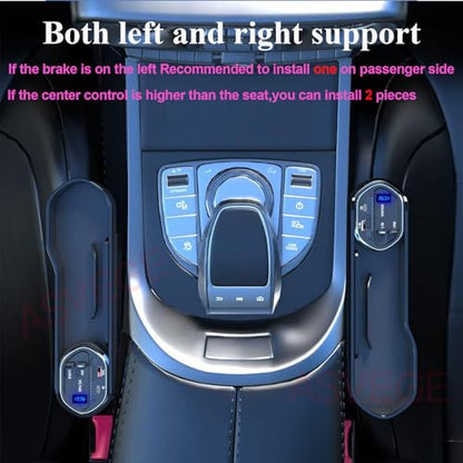 ASVEGE Universal Car Seat Gap Filler Organizer with Wireless Charger - size: box-1