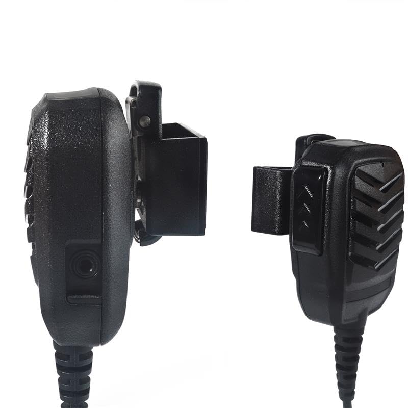 UAYESOK Adhesive Two-Way Radio & Speaker Mic Vehicle Clip Holder - style: 1 Pack