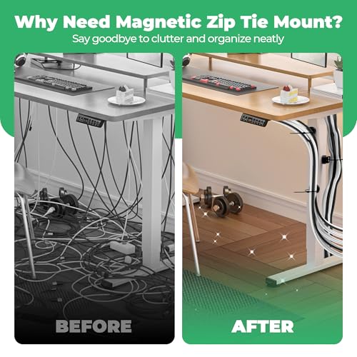 Magnetic Zip Tie Mount, 25LBS Strong Magnetic Wire Holder, Multipurpose Magnet Zip Tie Mount, Waterproof Magnet Cable Tie Holders for Home Office Marine Automotive Electrical Wiring Management - color: 20 Pack