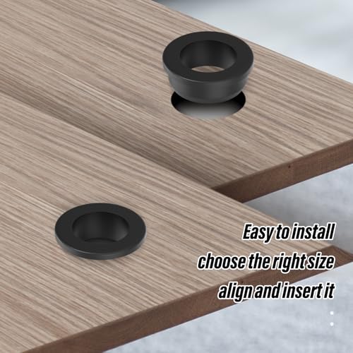 10Pcs 3/4"ID, 1-1/8"Drill Hole Rubber Grommets, Top Hat Grommet, Firewall Grommet, Rubber Plugsfor Protecting Wires Cable - size: 3/4"ID, 1-1/8"Drill Hole