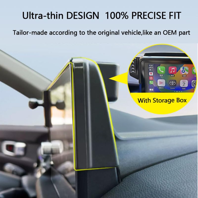 Car Phone Holder for 2022-2025 2026 Honda Civic Accessories,Phone Mount with Dash Organizer for Civic with 9-inch Screen,Hands-Free 360 Degree Rotation Dash Mount Cell Phones Holder - size: 22-26 Civic 9-inch