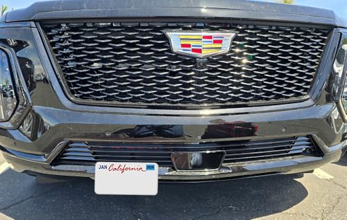 STO N SHO License Plate Bracket Made for 2025-2026 Cadillac Escalade Except IQ Model - size: 2025-2026 Escalade EXCEPT IQ Model