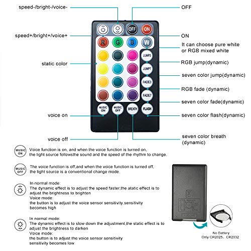 AZIMOM Bluetooth/RF Control 6W Car Use Sound Activated Fiber Optic Light Box Engine Music Sensor Mode RGBW Starlight Engine Driver for Car Indoor Star Lighting Decoration - size: 6W