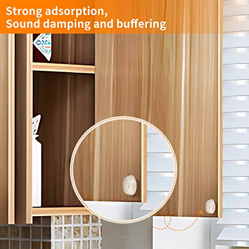 CHUNZEXI 400 PCS Clear Cabinet Door Bumpers - 3/8 Inch Diameter Silicone Door Stoppers for Cabinets and Drawers (Pack of 3) - size: 400 PCS ⅜" (Pack of 3)