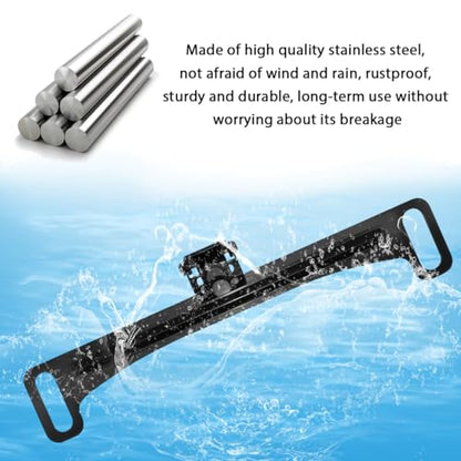 Car Rear View Camera License Plate Bracket, Rust-Resistant Auto Backup Camera License Plate Holder, Universal Licence Frame Dash Cam Mirror Cam Mount for Back Up Cameras