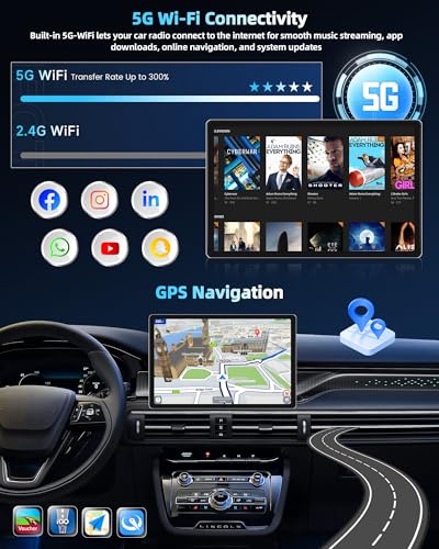 11.5" Incell Android 15 4+64G Touchscreen for Dodge Grand Caravan 2008-2020/Chrysler Town/Country 2011-2016 Car Stereo with Carplay Android Auto GPS 5G-WiFi Bluetooth EQ FM/RDS Backup Cam SWC+Canbus - color: P1-4+64G 11.5INCH