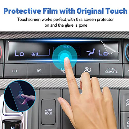 SHAOHAO for 2024 2025 Hyundai Palisade Screen Protector Fit for 2023 2024 2025 Hyundai Palisade Accessories (SEL/XRT/Limited) AC Air Conditioner Screen Cover 2 PCS