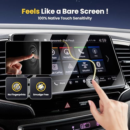 Karltys Screen Protector for 2024 2025 2026 Honda Ridgeline 9 Inch [No Glare & Fingerprint] Tempered Glass Honda Ridgeline Accessories - size: 9"Honda Ridgeline 2024 2025 2026