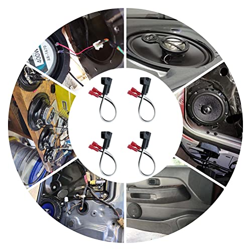 4 Pack Speaker Harness 72-4568 - Door Speaker Replacement - style: 72-4568