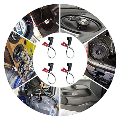 4 Pack Speaker Harness 72-4568 - Door Speaker Replacement - style: 72-4568