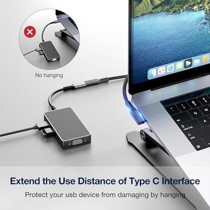 UseBean 40Gbps USB C Extension Cable 2FT, Right Angle USB 4 Extension Cable - color: Black, size: 2ft